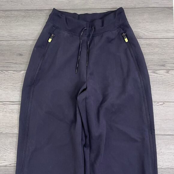 Nike Women Size S Black Pink Sportswear Tech Pack Fleece Wide Leg Sweatpants Gym - Picture 13 of 17